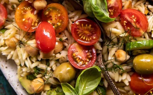 Lemon Orzo Summer Salad
