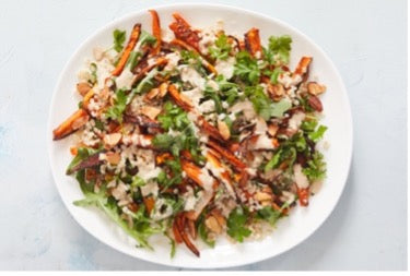 Warm Roasted Carrot and Barley Salad