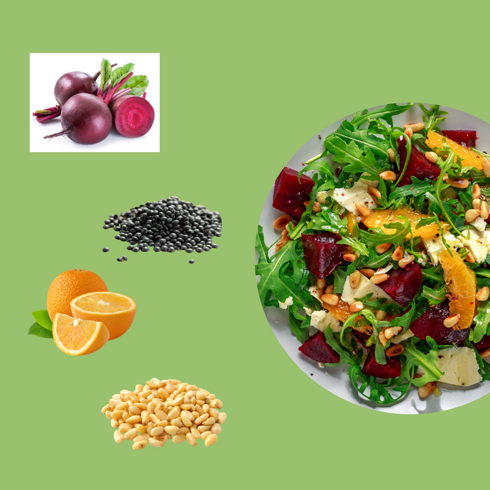Beet and Lentil Citrus Salad