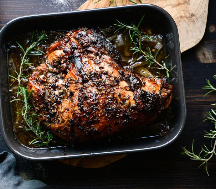 Blueberry -Balsamic and Rosemary Turkey Breast