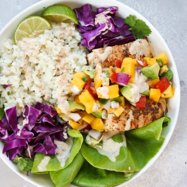 Fish Tacos with Mango Salsa