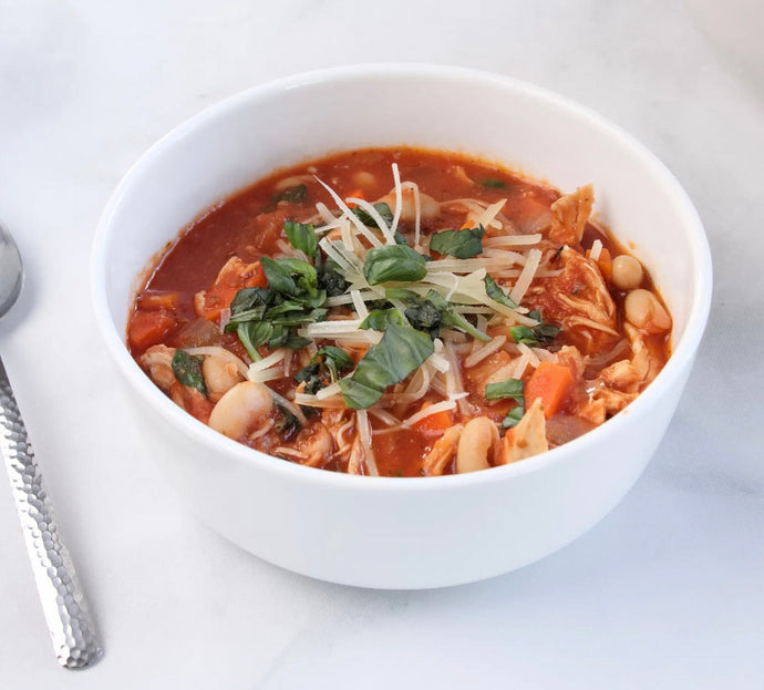Shredded Chicken Vegetable Soup