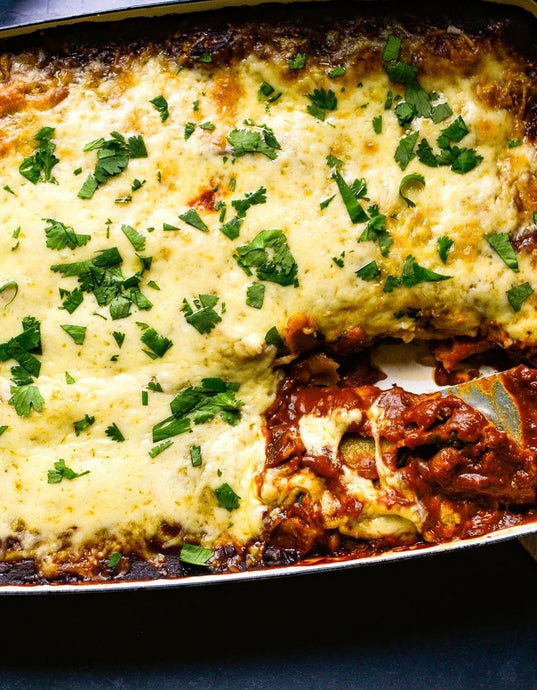 Black Bean and Butternut Squash Enchiladas