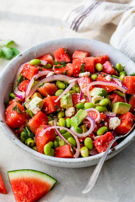 Summer Minty Watermelon Salad