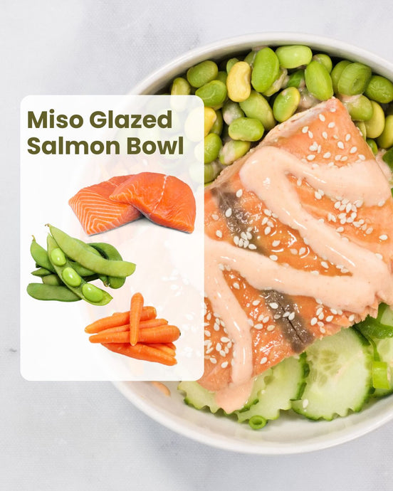 Miso Glazed Salmon Bowl