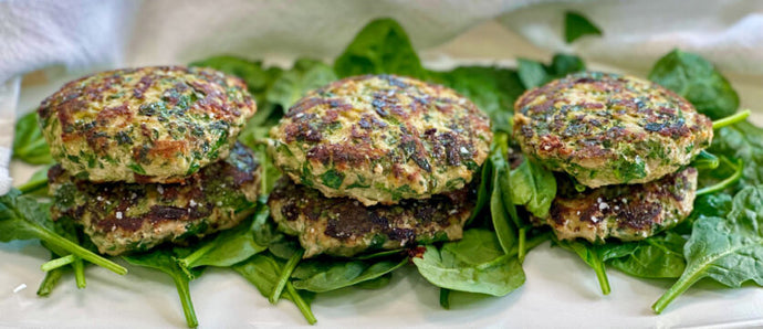 Turkey Spinach Burgers