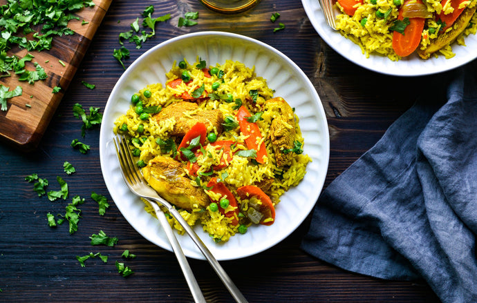 Turmeric Ginger Chicken and Rice