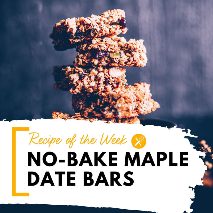 No Bake Maple Date Bars