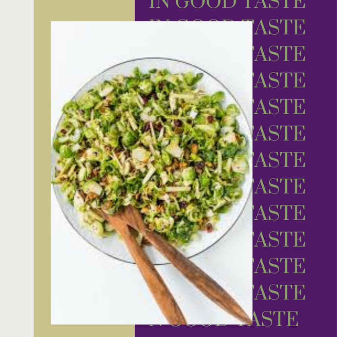 Roasted Shredded Brussels Waldorf Salad with Maple Cider Vinaigrette