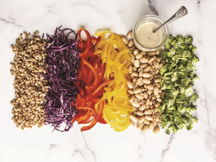 Rainbow Farro Salad