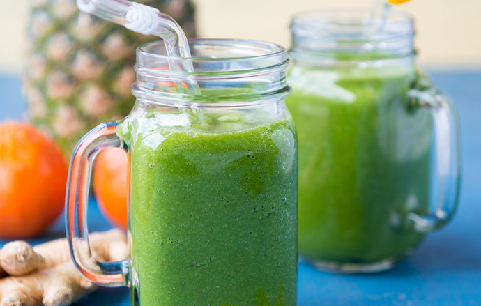 Pineapple Ginger Green Smoothie