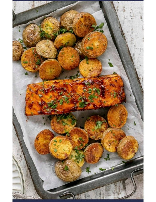 Sweet and Smoky Sheet Pan Salmon &amp; Potatoes