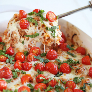 Caprese Chicken Quinoa Bake