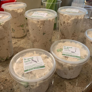 Lemon Ginger Chicken Salad ~ 1 pound & 2 pound containers available!
