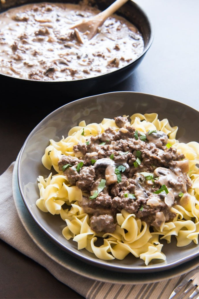 Ground Beef Stroganoff