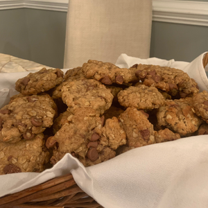 Chocolate Chip Oatmeal Cookies ~ From the Freezer