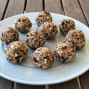 Cranberry, Date and Walnut Balls