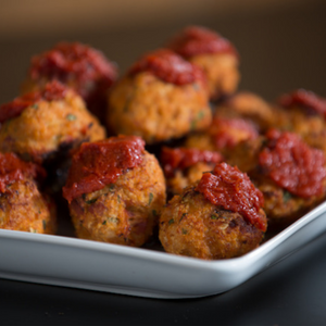 Baked Chicken and Pancetta Meatballs (6) ~ From the Freezer